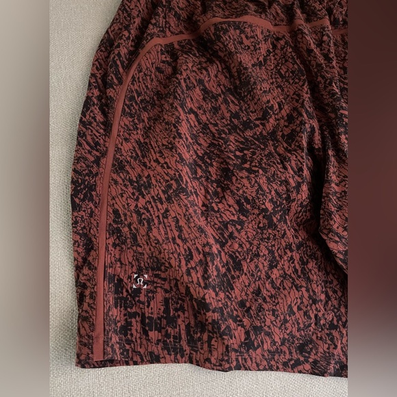 Lululemon Pace Breaker Lined Shorts 9” In Plateau Dark Terracotta Black Size XL - Picture 7 of 15